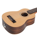 Mojo 'SZ40 Series' Spruce Top and Rosewood Back & Sides Electric Sopranao Ukulele