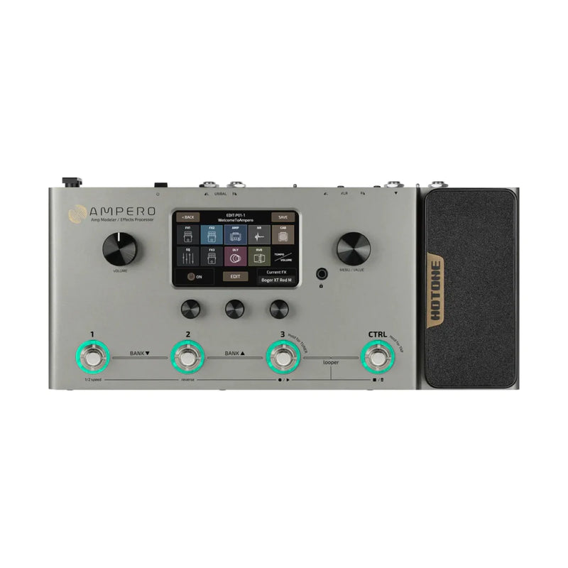 Ampero Amp Modeler & Effects Processor (with 18V power supply) - Silver Edition (OPEN BOX)